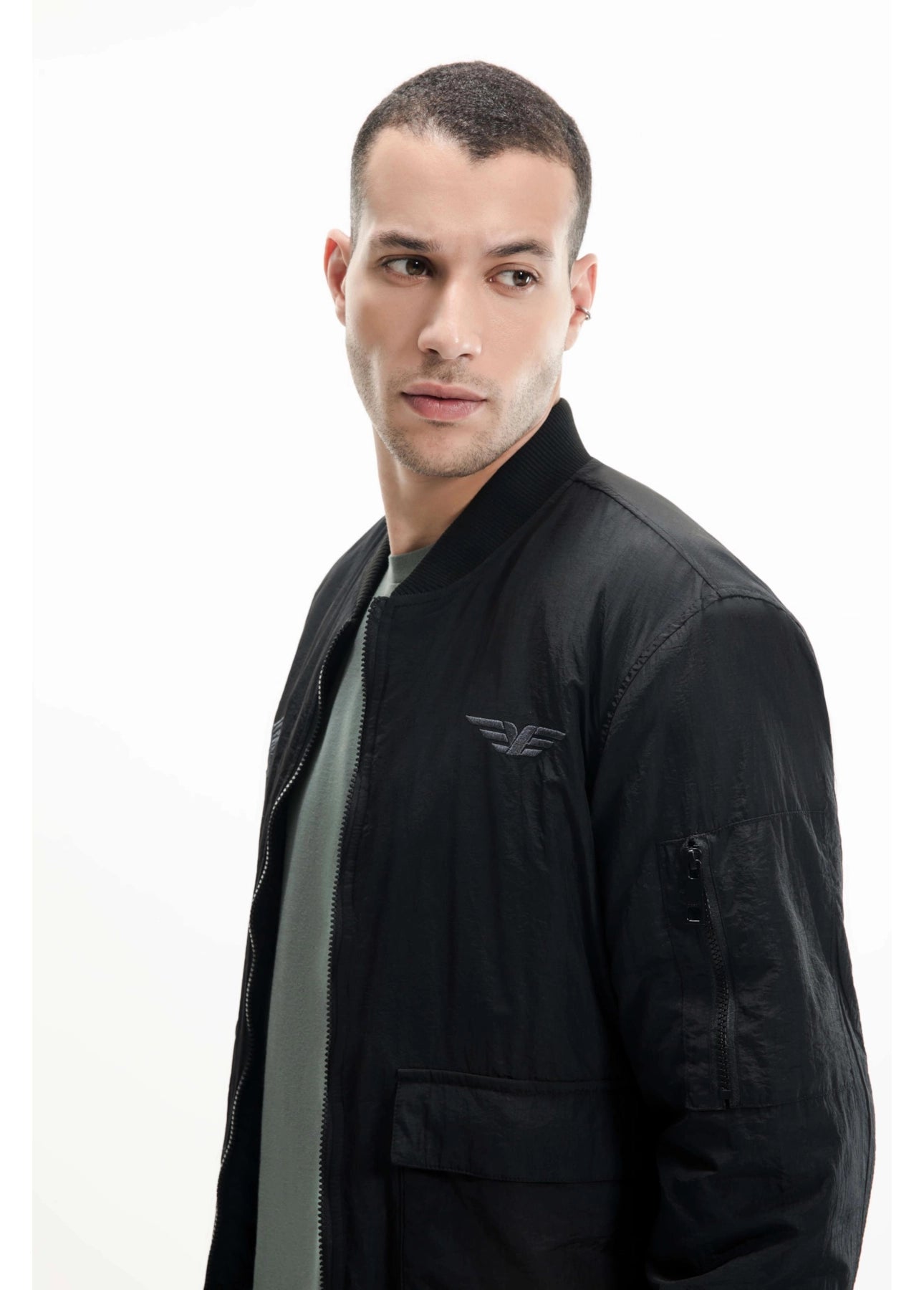JAQUETA BOMBER ELLUS NY EMBROIDERY