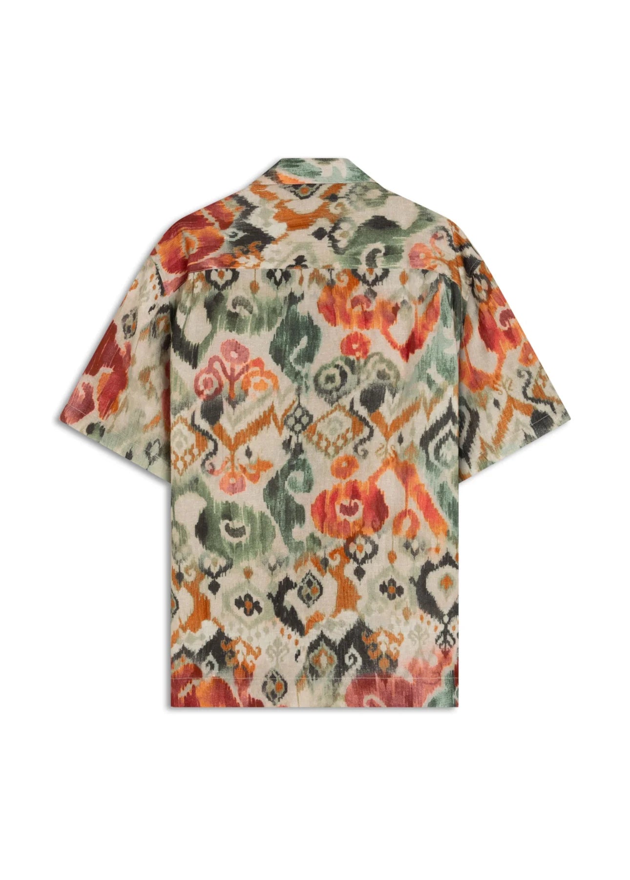 CAMISA ELLUS LINEN IKAT WATER AMERICAN