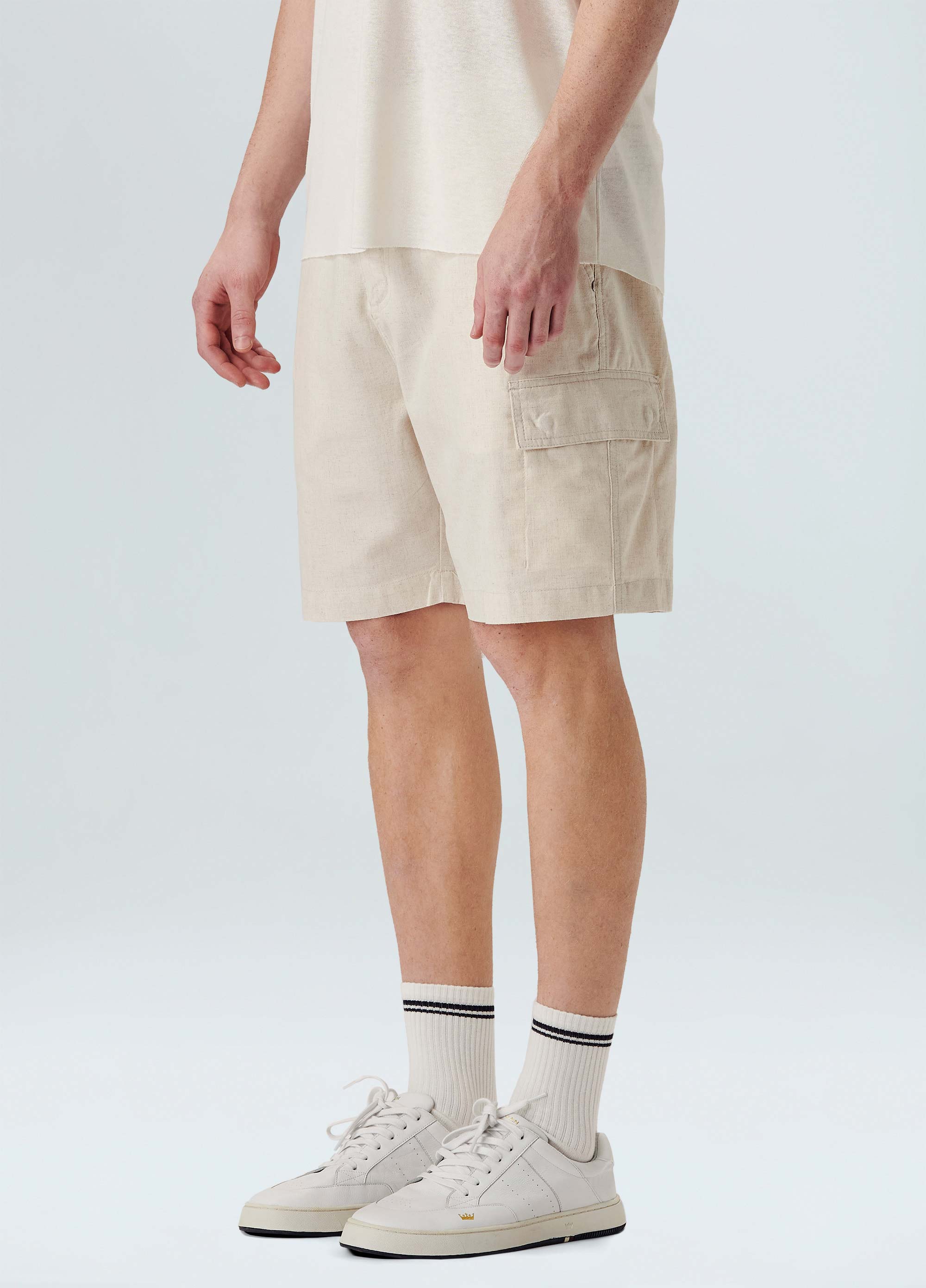 BERMUDA OSKLEN MASCULINA CARGO NATURAL