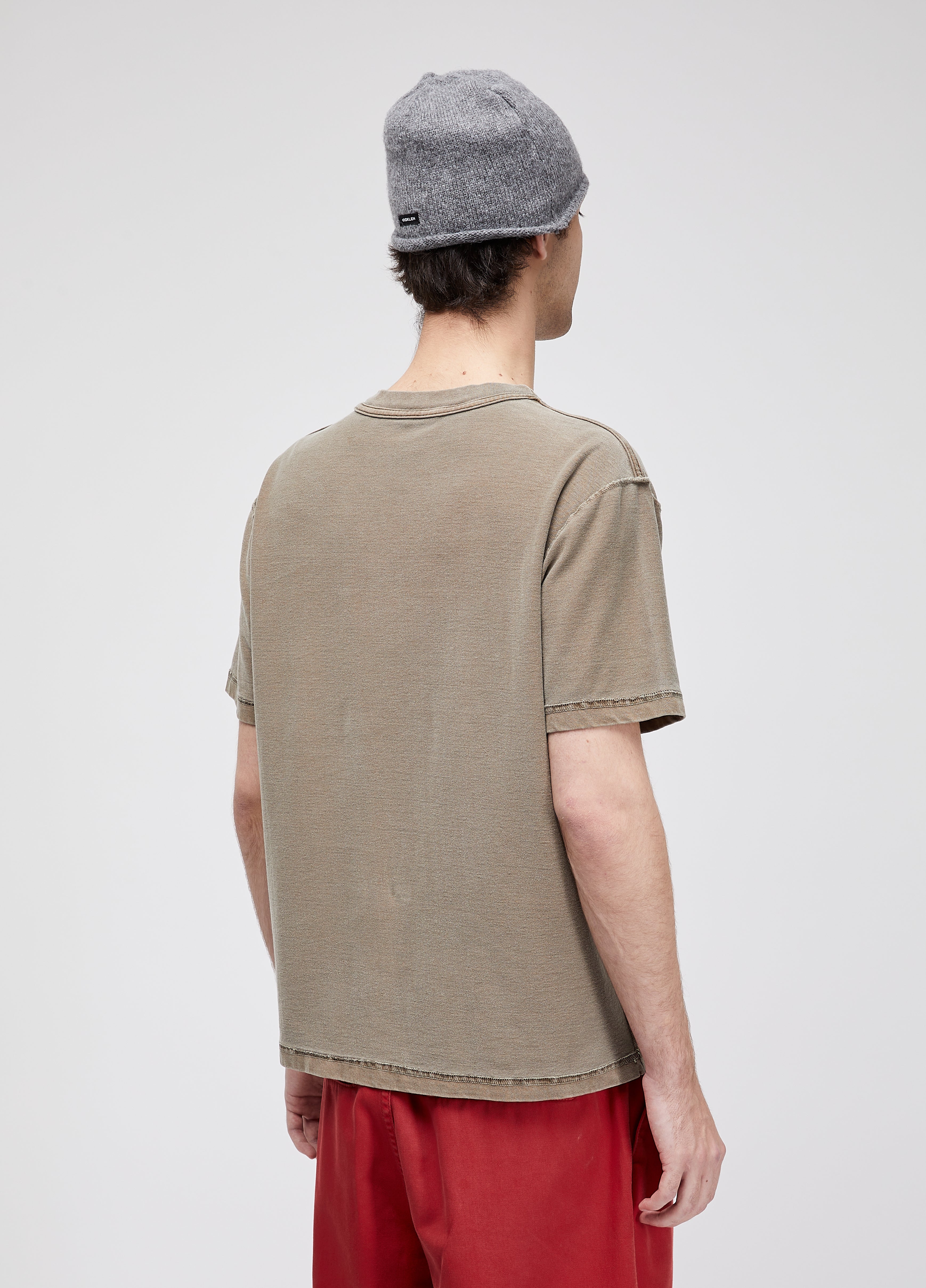 CAMISETA OSKLEN MASCULINO AVESSO BORDADO ONIX