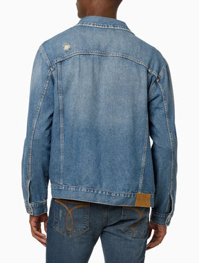 JAQUETA CALVIN KLEIN JEANS TRUCKER PUIDOS AZUL MEDIO