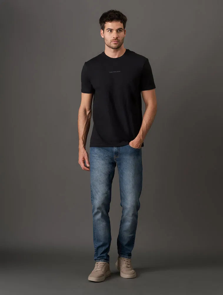 CAMISETA CALVIN KLEIN LOGO CENTRALIZADO PRETO