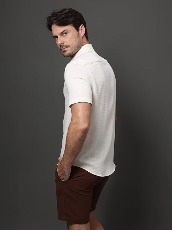 CAMISA CALVIN KLEIN MASCULINA ESPINHA DE PEIXE