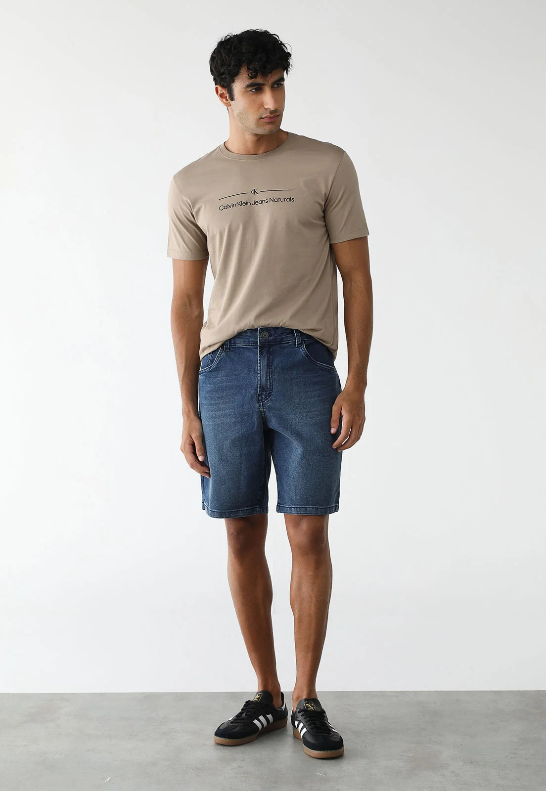 CAMISETA CALVIN KLEIN MASCULINA NATURAL