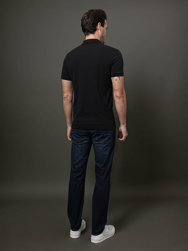 POLO CALVIN KLEIN MASCULINA SLIM RECORTE LOGO OMBRO