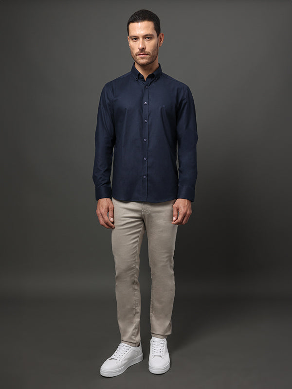 CAMISA CALVIN KLEIN OXFORD REGULAR MANGA LONGA