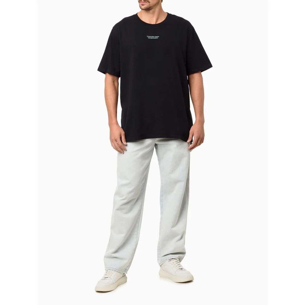 CAMISETA CALVIN KLEIN OVERSIZED MICROLOGO REGISTERED