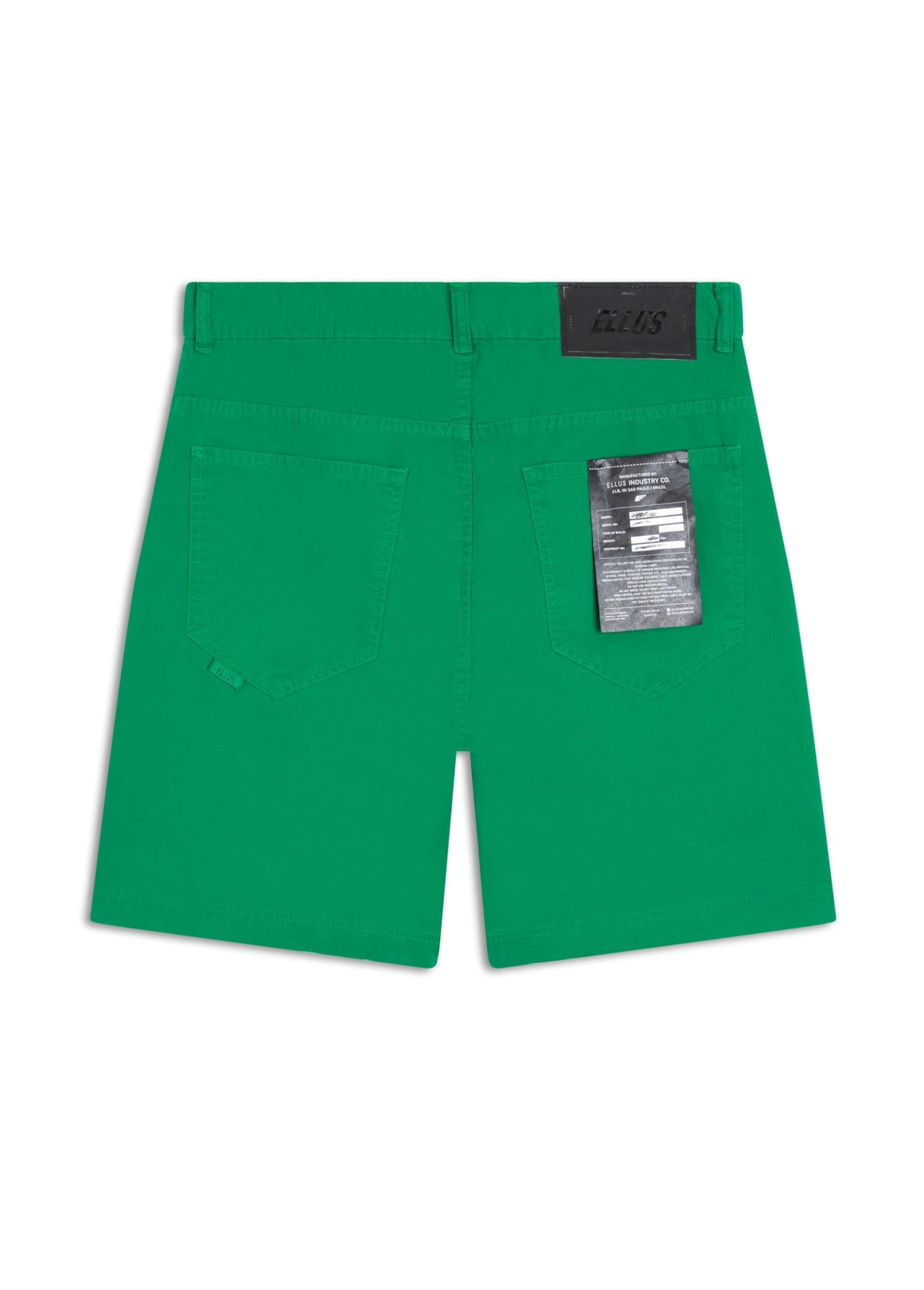 BERMUDA ELLUS COLOR TWILL LOOSE VERDE BANDEIRA