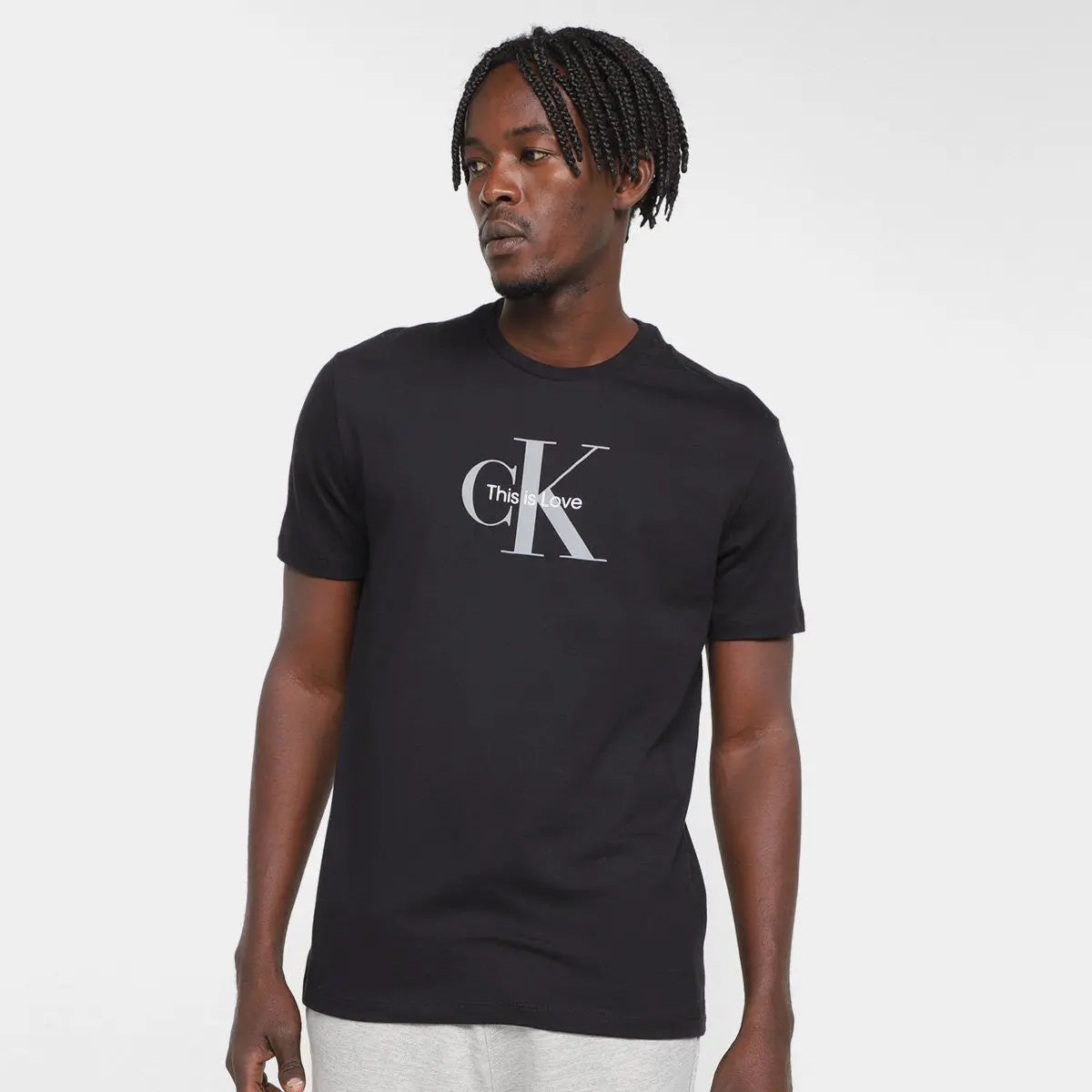 CAMISETA CALVIN KLEIN THIS IS LOVE PRETO