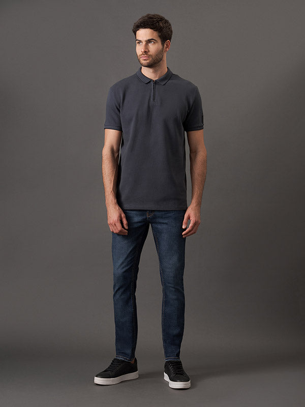 POLO CALVIN KLEIN MASCULINA PIQUET DESAGULHADO