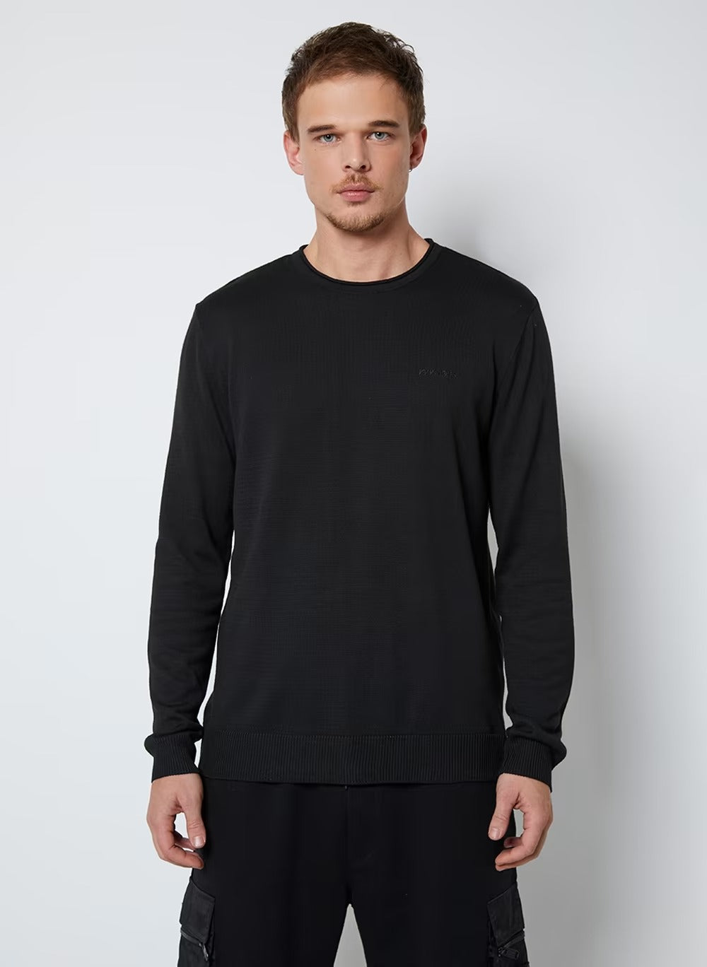 TRICOT NEW BASIC BLACK JOHN JOHN