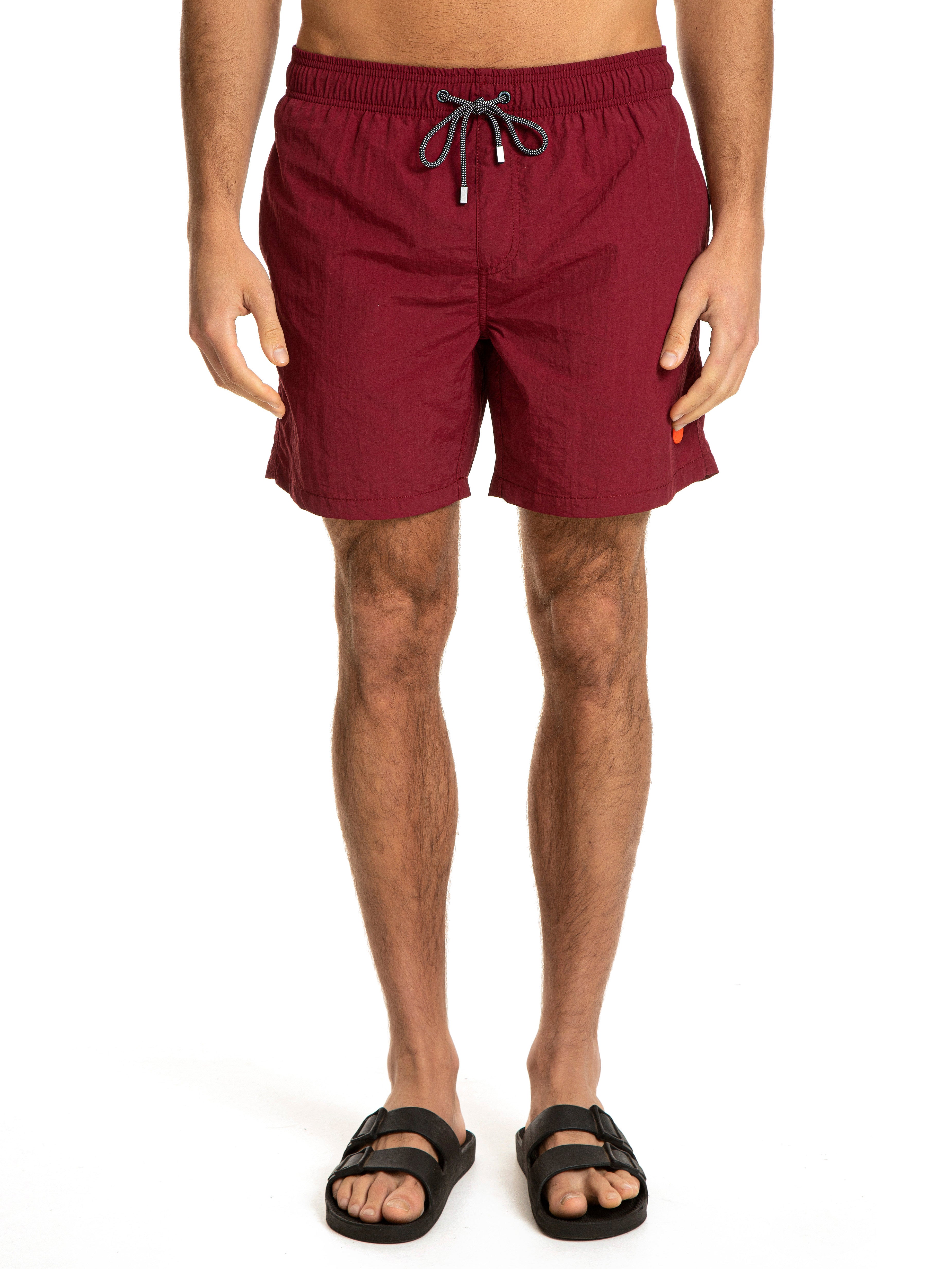 SHORT JAB POLIAMIDA LISO BORDO