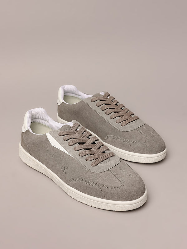 TENIS CALVIN KLEIN SLIM SIDE SMALL CINZA CLARO