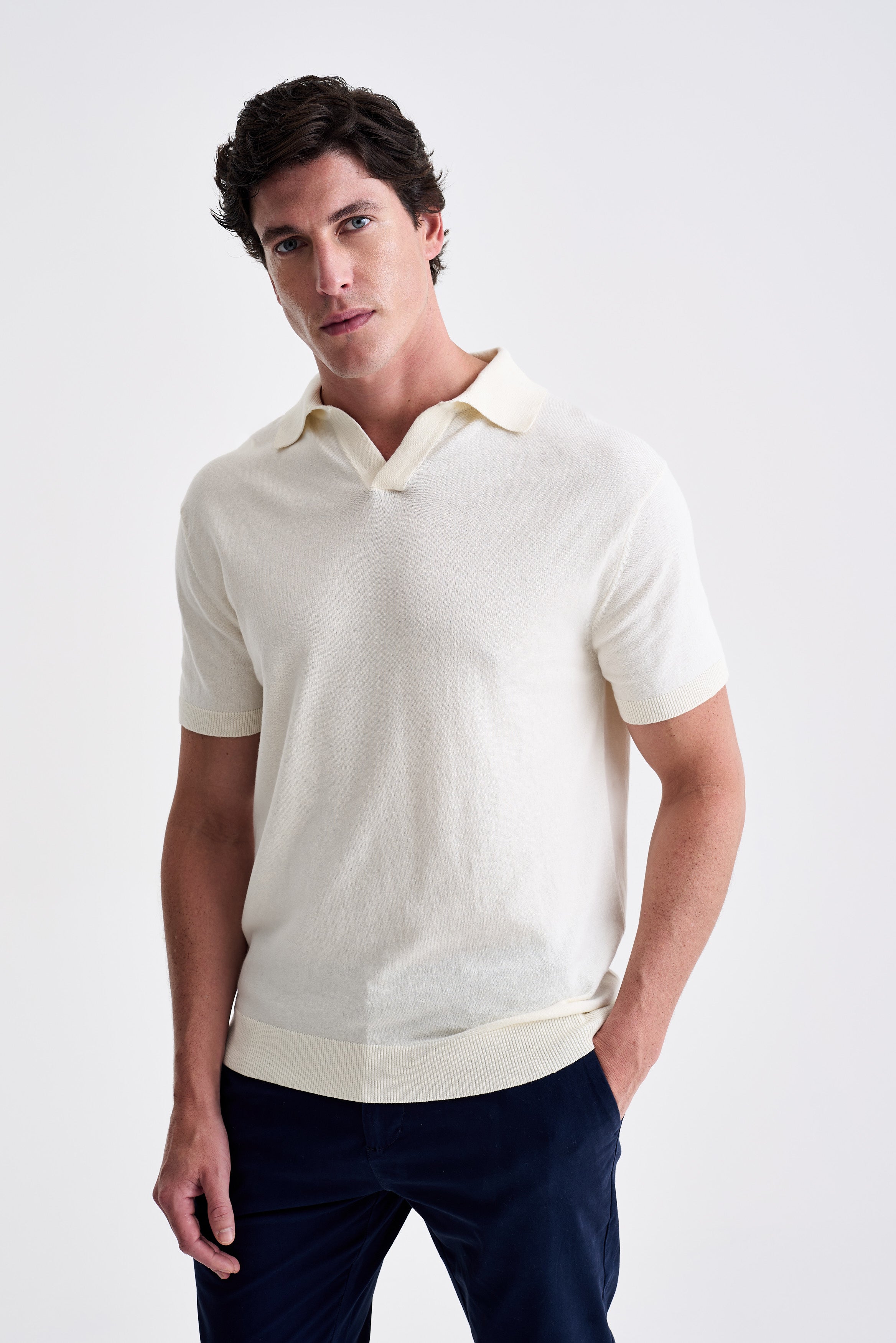 POLO TRICOT GOLA V ANKOR