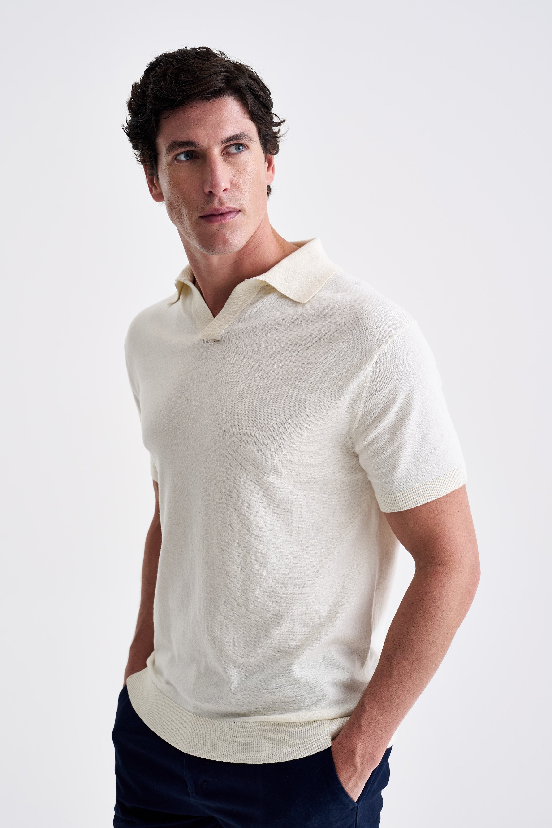 POLO TRICOT GOLA V ANKOR