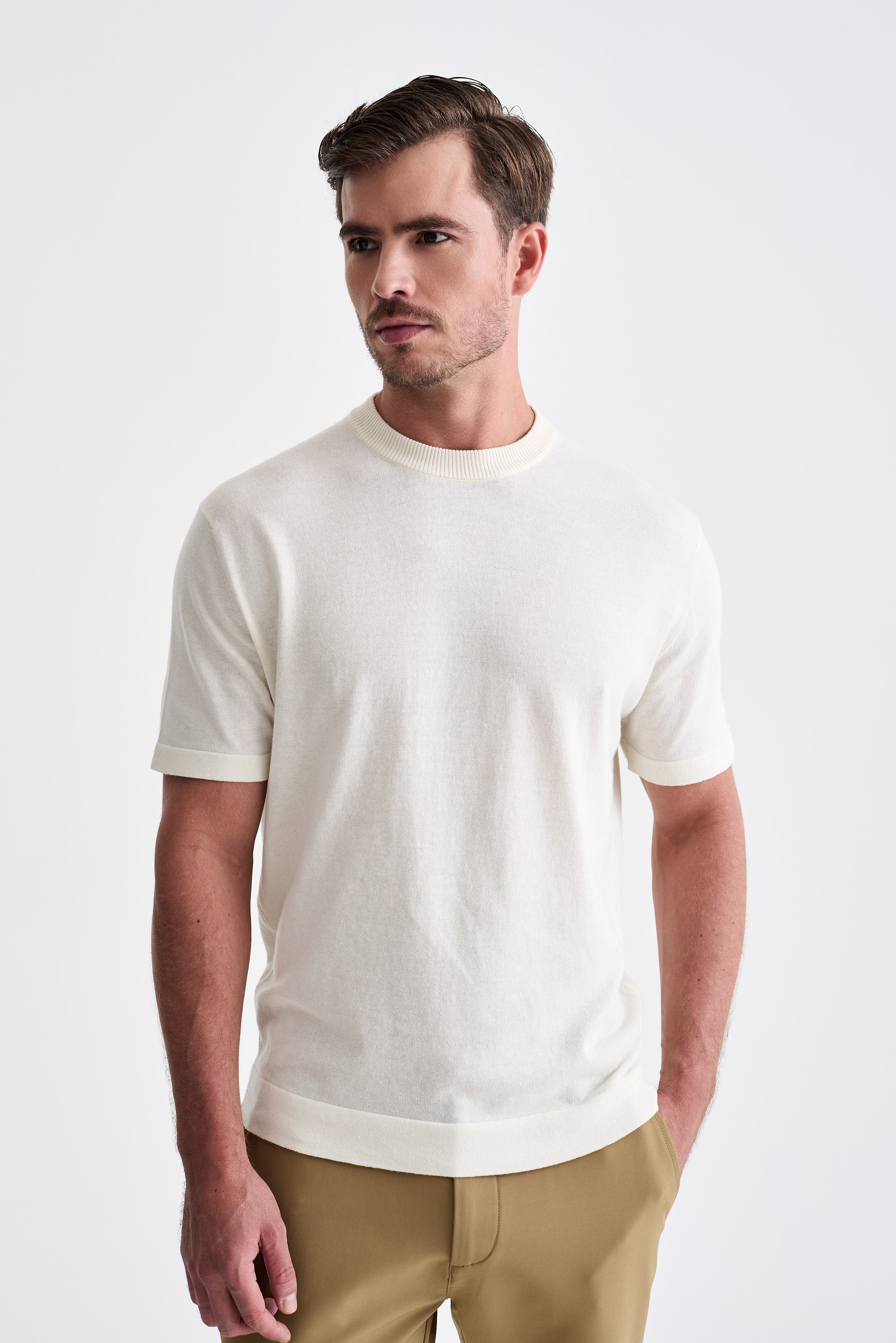 CAMISETA TRICOT TEXTURIZADA ANKOR