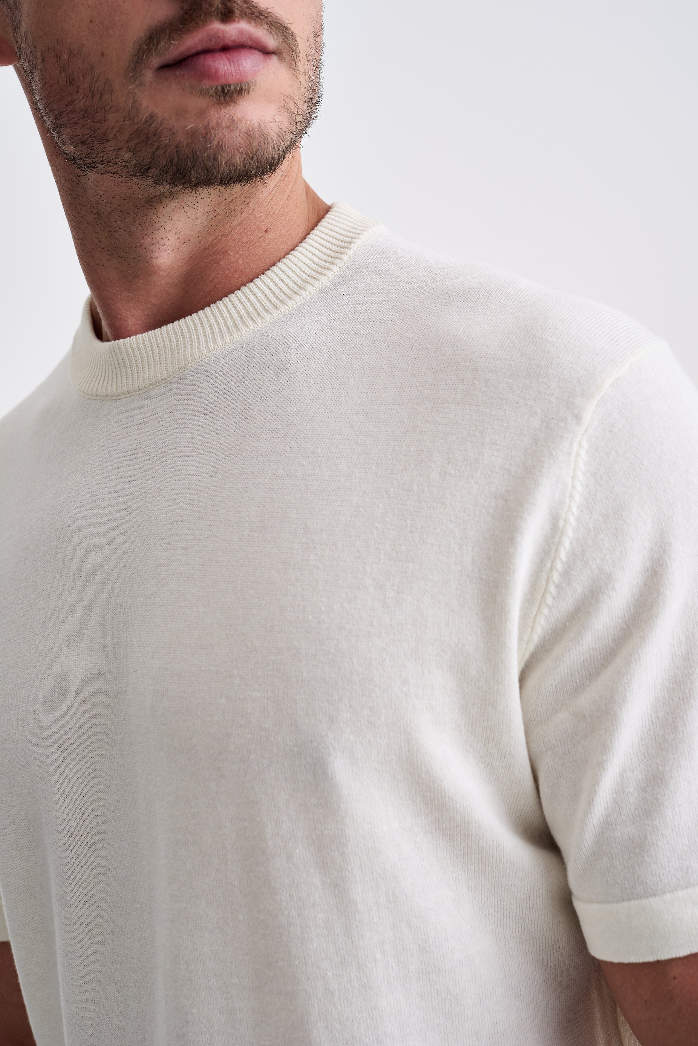 CAMISETA TRICOT TEXTURIZADA ANKOR