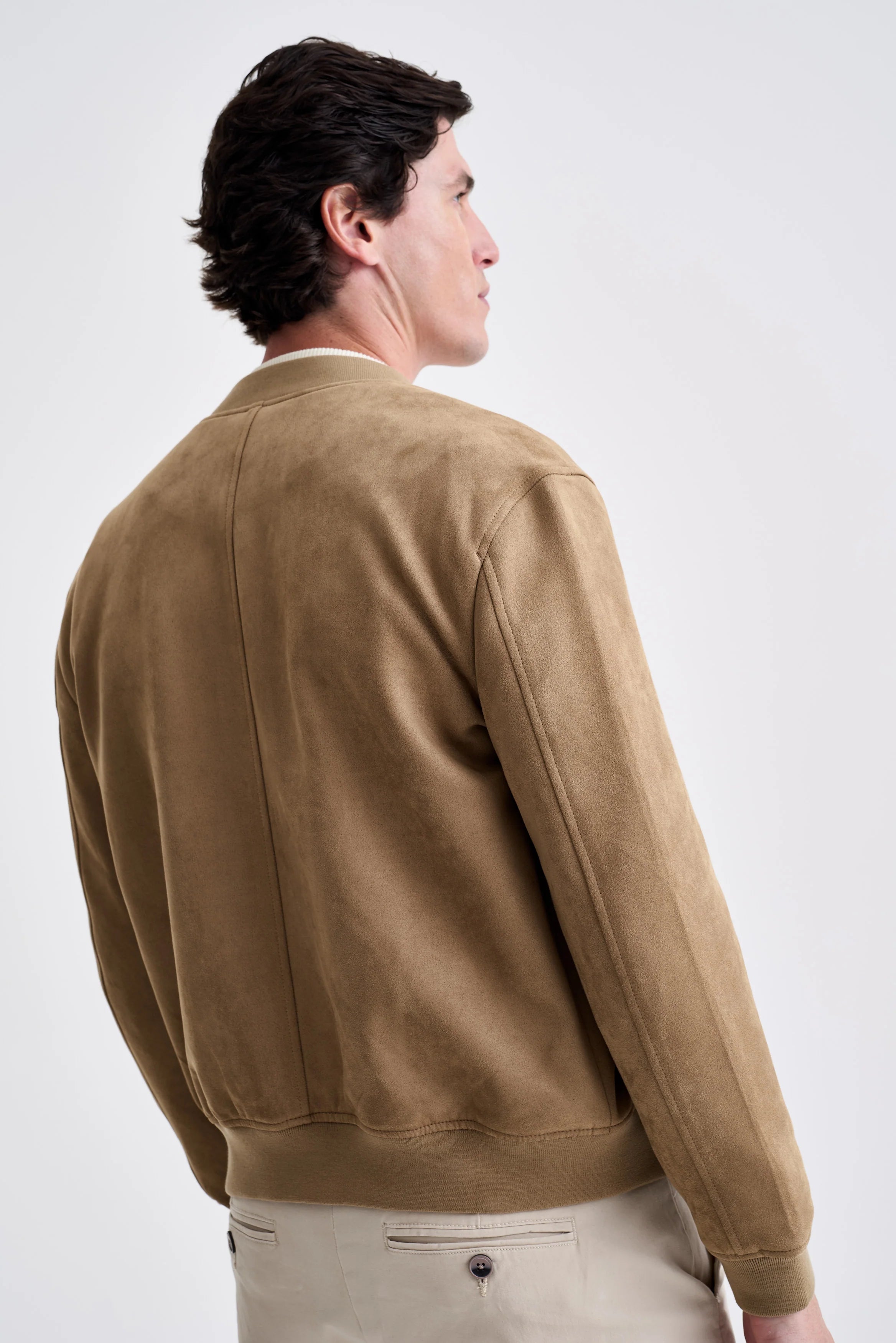 JAQUETA ANKOR BOMBER SUEDE