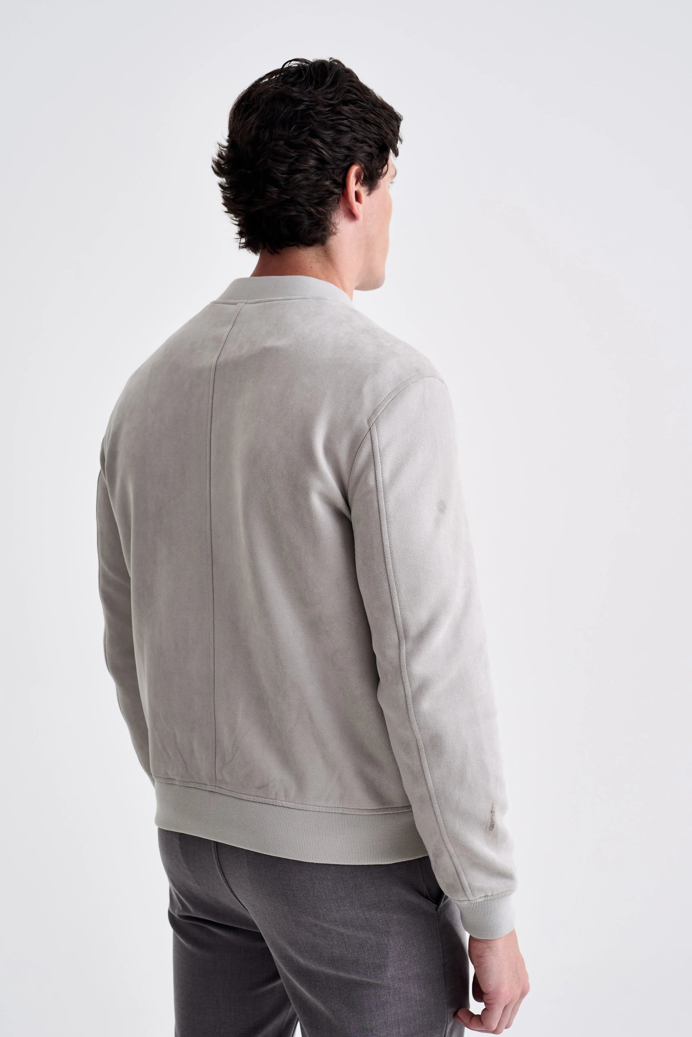 JAQUETA ANKOR BOMBER SUEDE
