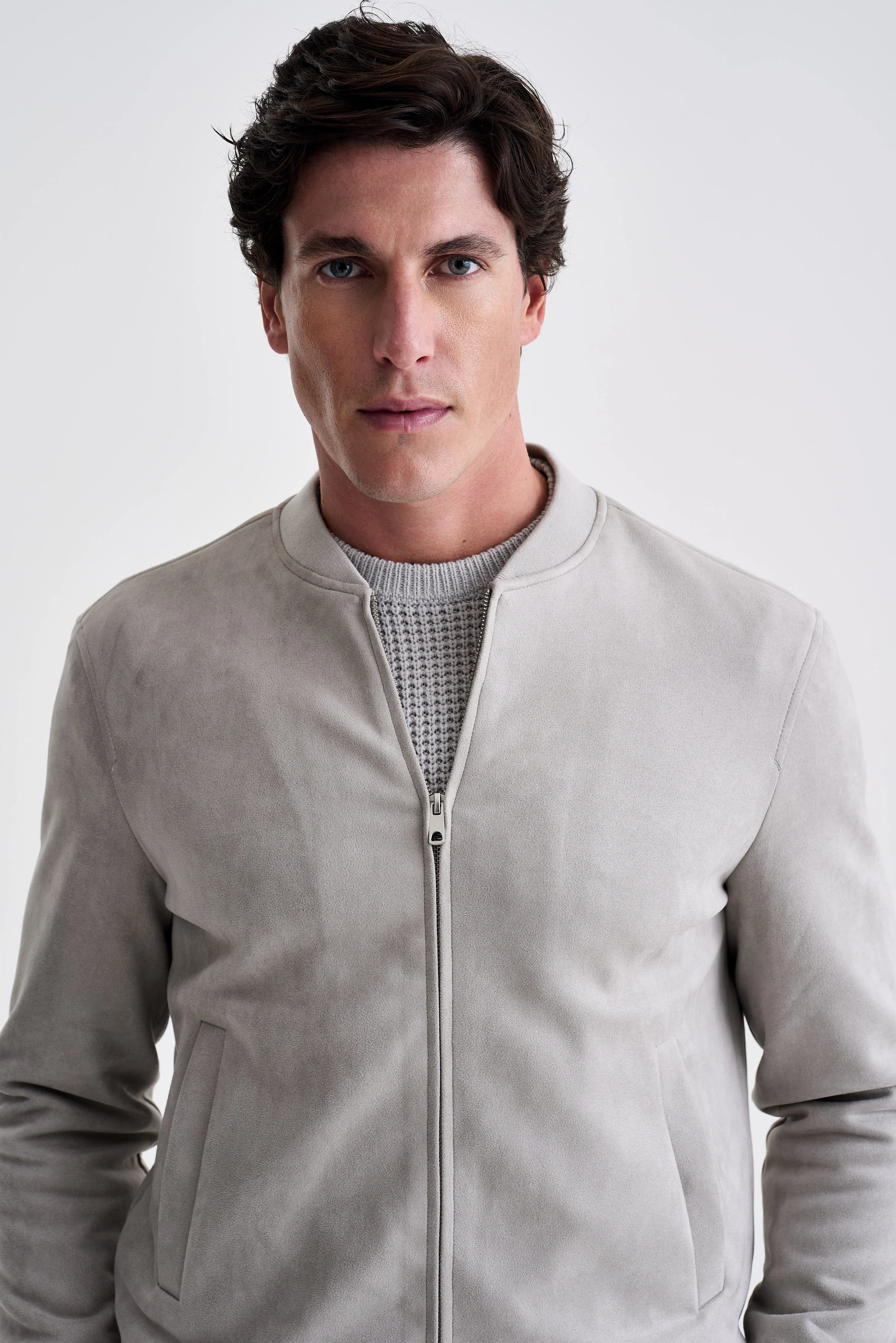 JAQUETA ANKOR BOMBER SUEDE