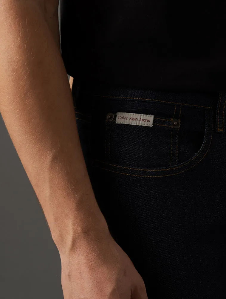 CALCA CALVIN KLEIN JEANS MASCULINA SLIM AZUL MEDIO