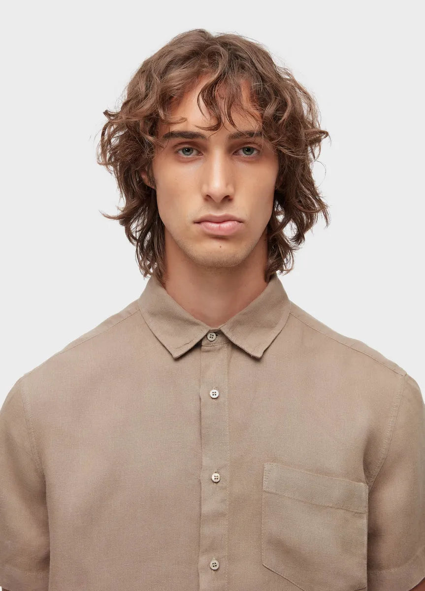 CAMISA OSKLEN MASCULINA CLASSIC LINHO MC