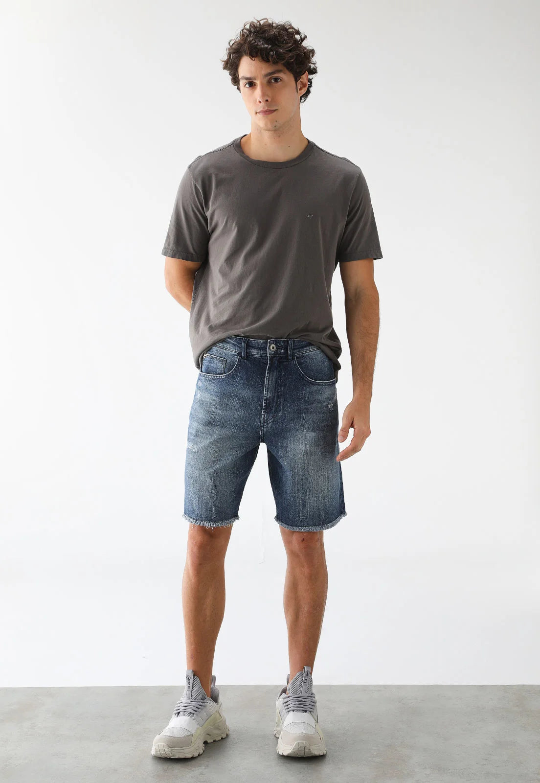 BERMUDA JEANS ELLUS CLASSIC C/USED+PUIDOS