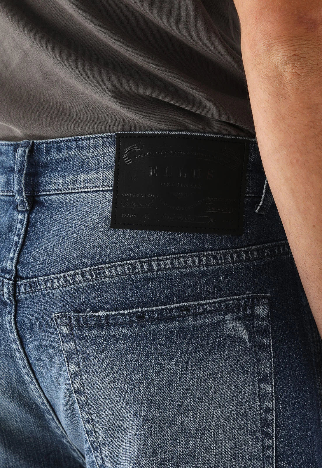 BERMUDA JEANS ELLUS CLASSIC C/USED+PUIDOS