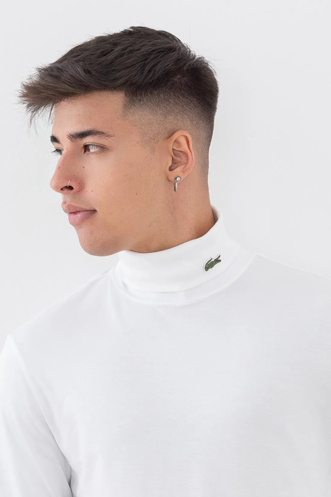 LACOSTE GOLA ALTA BRANCA