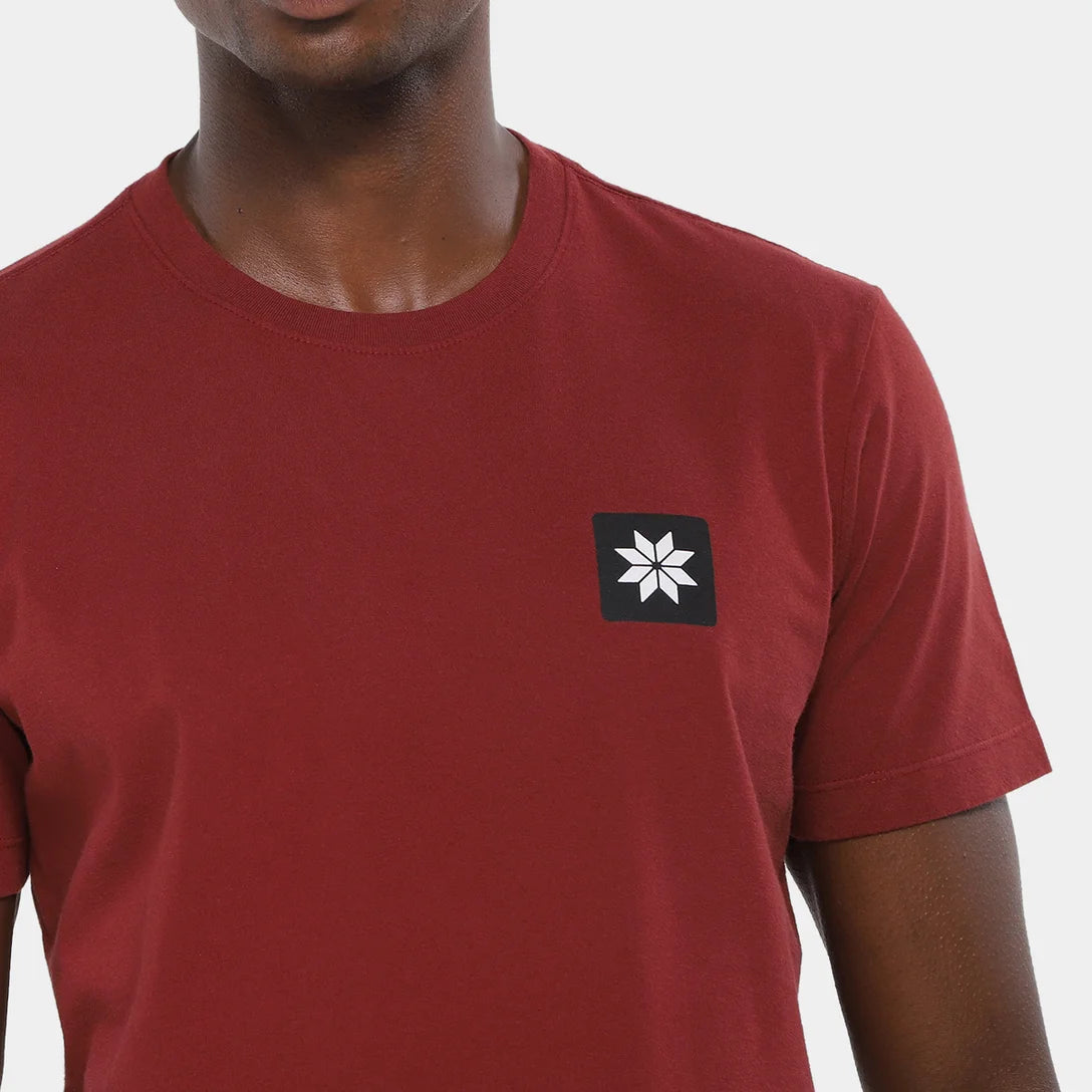 CAMISETA OSKLEN MASCULINA VINTAGE SNOW ICON BORDO
