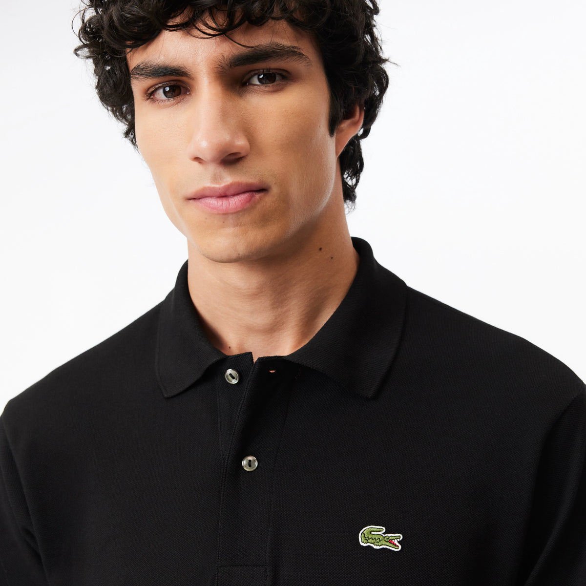 POLO LACOSTE L.12.12 PRETO