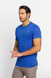 CAMISETA LACOSTE REGULAR FIT PIMA - AZUL CLARO