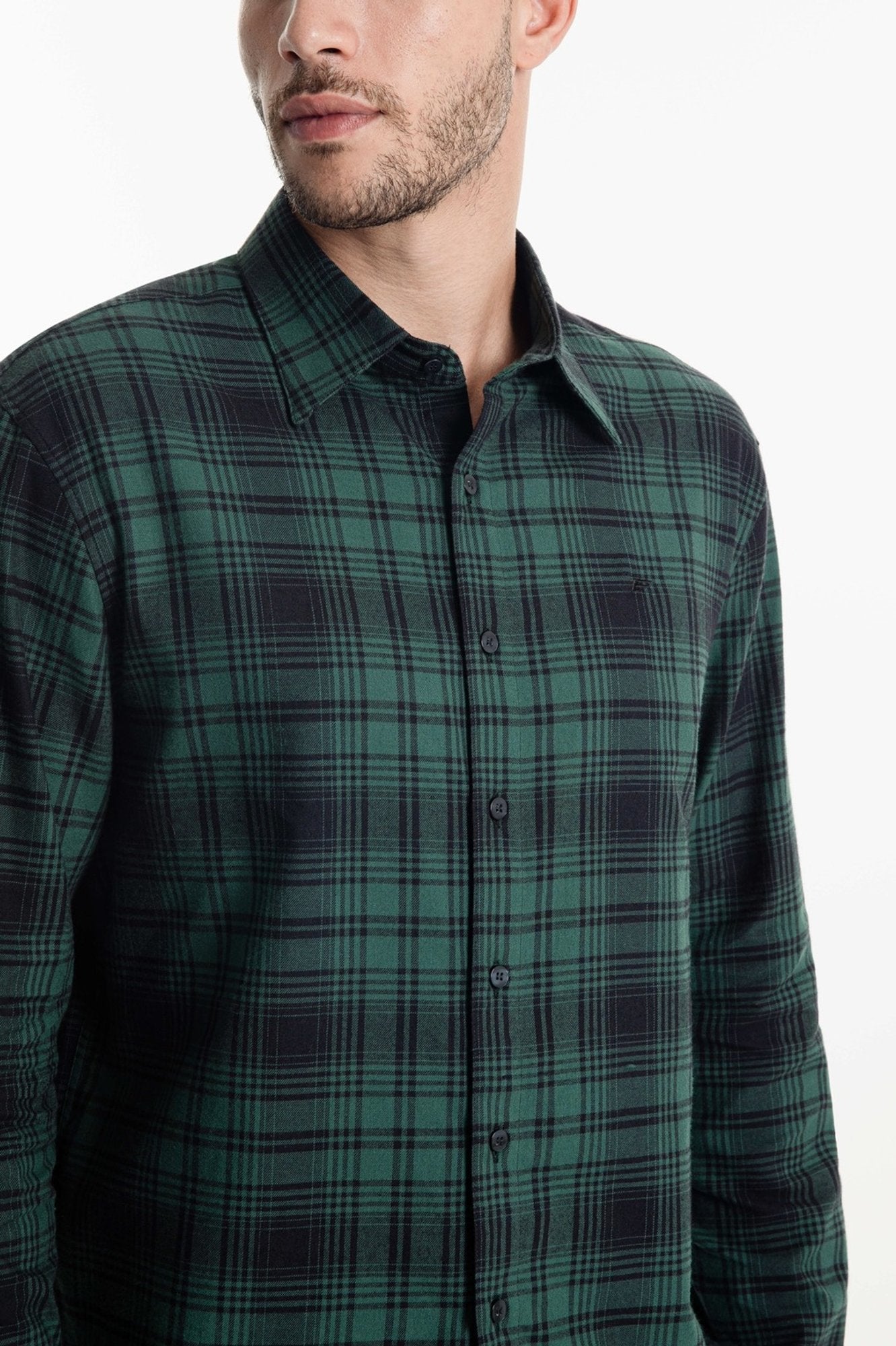 CAMISA ELLUS WOOL TOUCH TALOSE PLAID ML