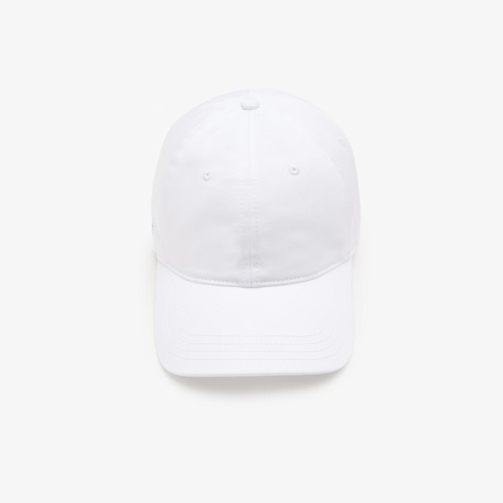 BONÉ LACOSTE EM SARJA DE ALGODÃO ORGÂNICO - BRANCO