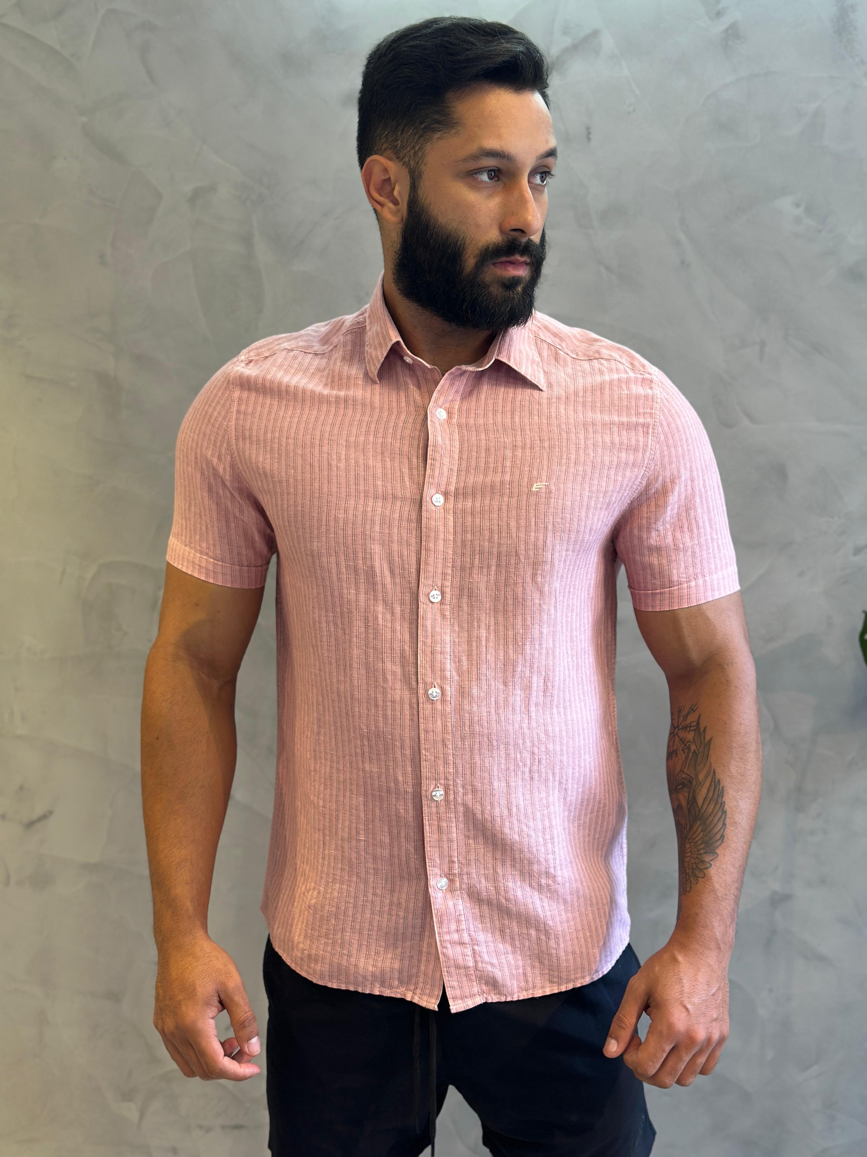 CAMISA ELLUS LINEN BLEND FT ARLINGTON SURF IRISH