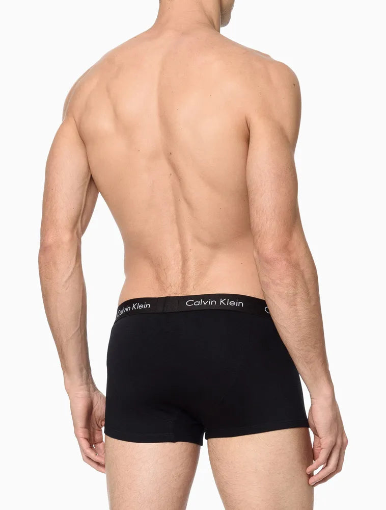 KIT 4 CUECAS LOW RISE TRUNK PRETO