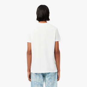 CAMISETA LACOSTE EM JÉRSEI DE ALGODÃO PIMA