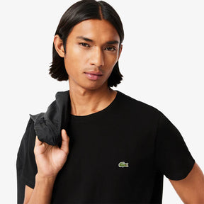 CAMISETA LACOSTE EM JÉRSEI DE ALGODÃO PIMA