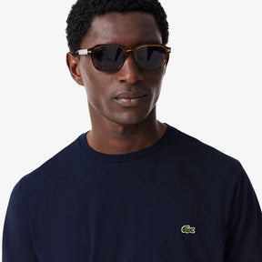 CAMISETA LACOSTE EM JÉRSEI DE ALGODÃO PIMA