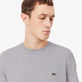 CAMISETA LACOSTE EM JÉRSEI DE ALGODÃO PIMA