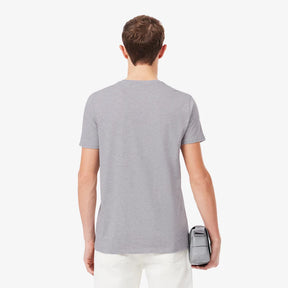 CAMISETA LACOSTE EM JÉRSEI DE ALGODÃO PIMA
