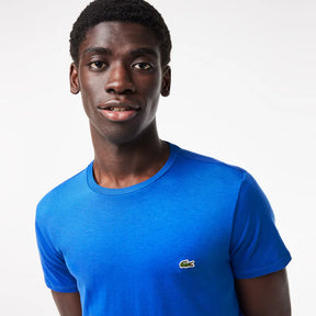CAMISETA LACOSTE EM JÉRSEI DE ALGODÃO PIMA