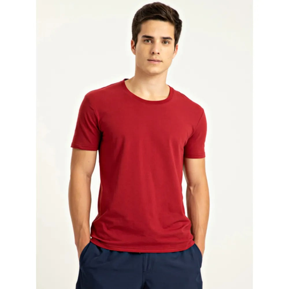 CAMISETA CARECA STRETCH VINHO JAB