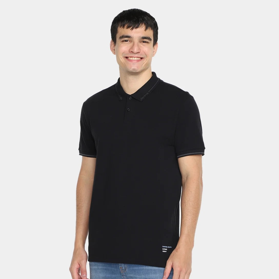POLO CALVIN KLEIN JEANS GOLA PRETO