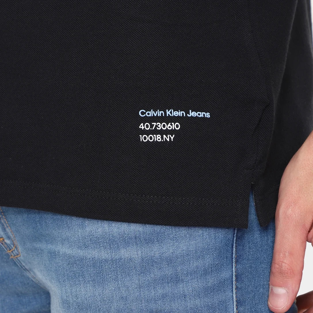 POLO CALVIN KLEIN JEANS GOLA PRETO