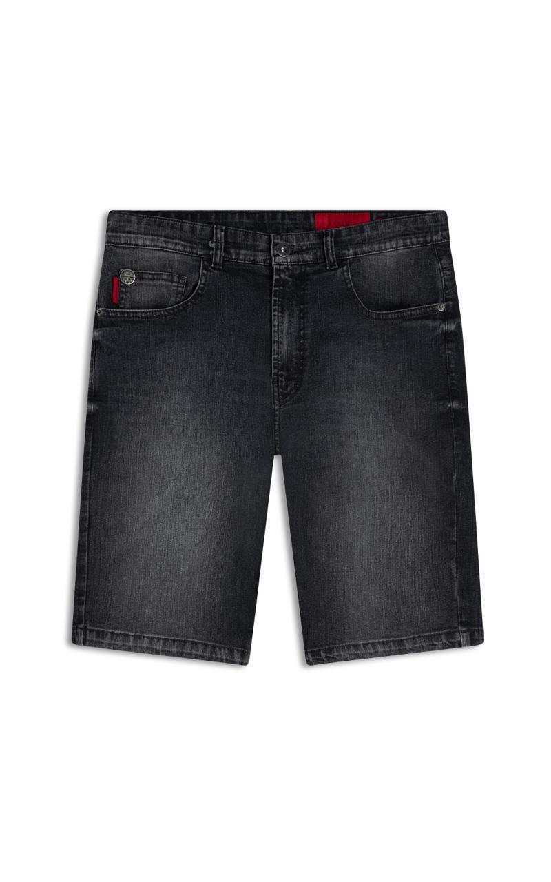 BERMUDA JEANS ELLUS SPROUTING BLACK (LONG) ET. ZETEX