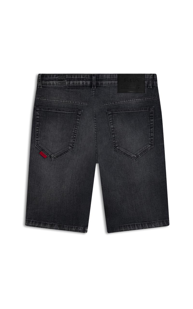 BERMUDA JEANS ELLUS SPROUTING BLACK (LONG) ET. ZETEX