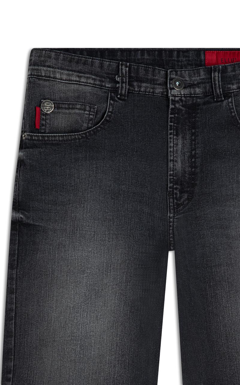 BERMUDA JEANS ELLUS SPROUTING BLACK (LONG) ET. ZETEX