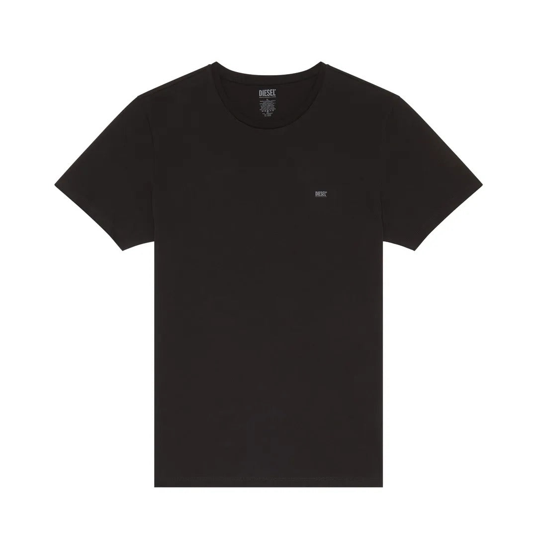KIT DE CAMISETA DIESEL MASCULINA UMTEE-JAKETHREEPACK PRETO