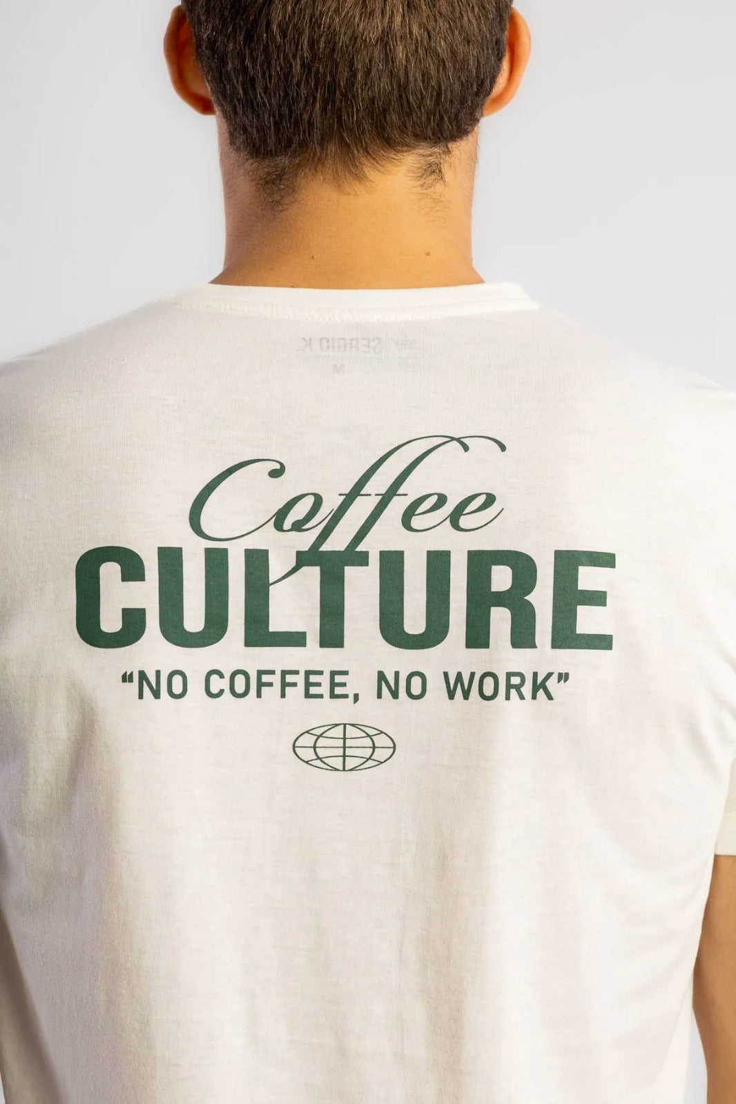 CAMISETA SERGIO K COFFEE CULTURE OFF WHITE